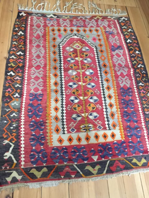 Kelim Kilim Teppich Gebetskelim Anatolien antik vintage antique