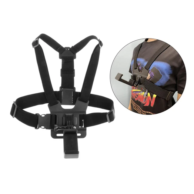 Universel Téléphone Poitrine Mont Harnais Sangle Porte-Clip pour Vidéo/Photo