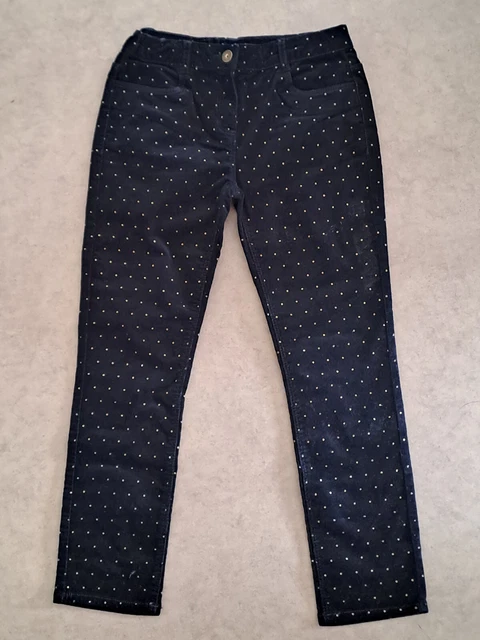 Pantalon Slim Fille Tape à L'Oeil Taille 8 Ans - Velours Roux - Neuf Sans étiquettes