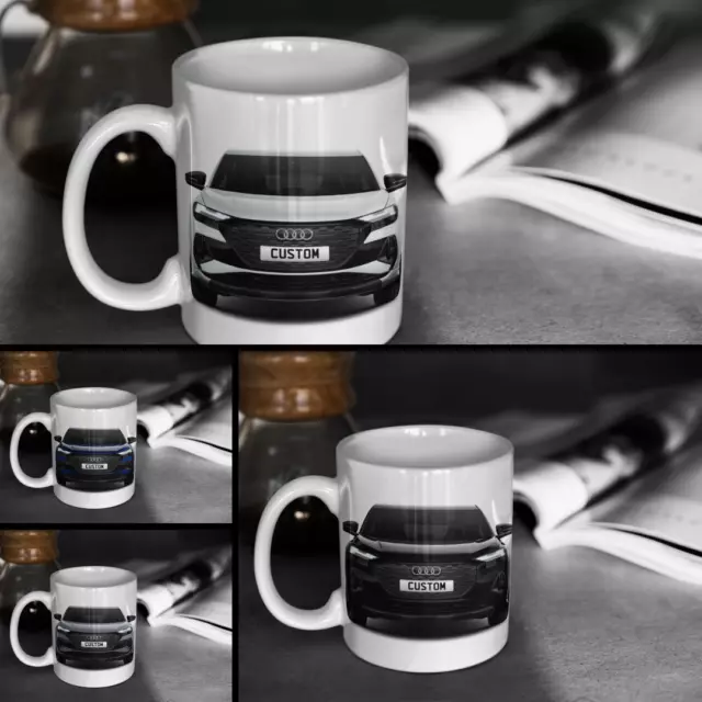 Personalised Audi Q4 Sportback e-tron Edition 1 50 Mug Gift - Choice of Colour