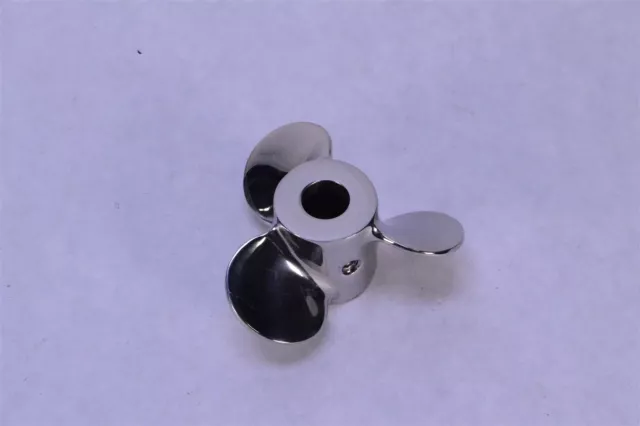 Stainless Steel Polished Impeller Inner Bore 12mm 3 inches in length