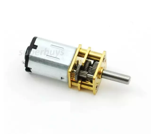 6V 100RPM Micro Mini Metal Gearmotor High Power Torque DC Gear Motor Gearwheel