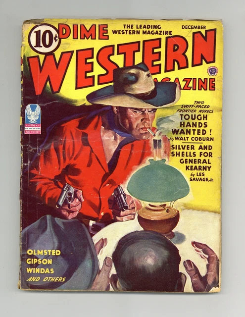 Dime Western Magazine Pulp Dec 1943 Vol. 37 #4 VG