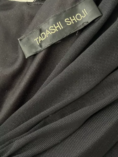 tadashi shoji  Black gown size 10. Worn Only Once.