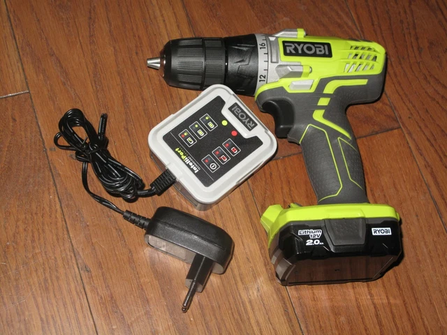 Ryobi R12DD-220S 12V Cordless Drill Driver Kit - 2x 2.0Ah Batteries, Charger, Bag, 2-Speed, 30 Nm Torque - View #3