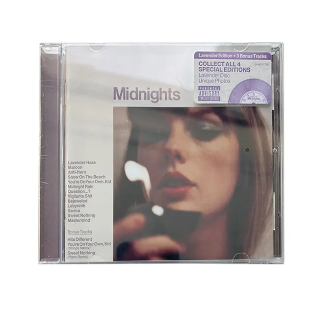 Taylor Swift Midnights The Late Night Edition CD Deluxe Edition Violet