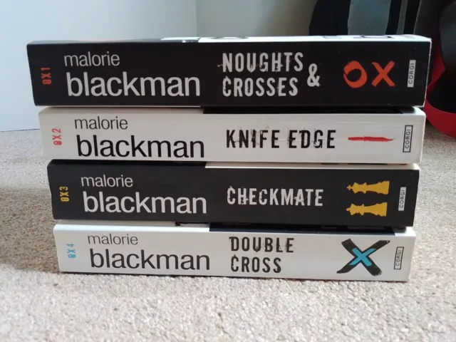 Noughts and Crosses 4 Book Series by Malorie Blackman (2012, Paperback)