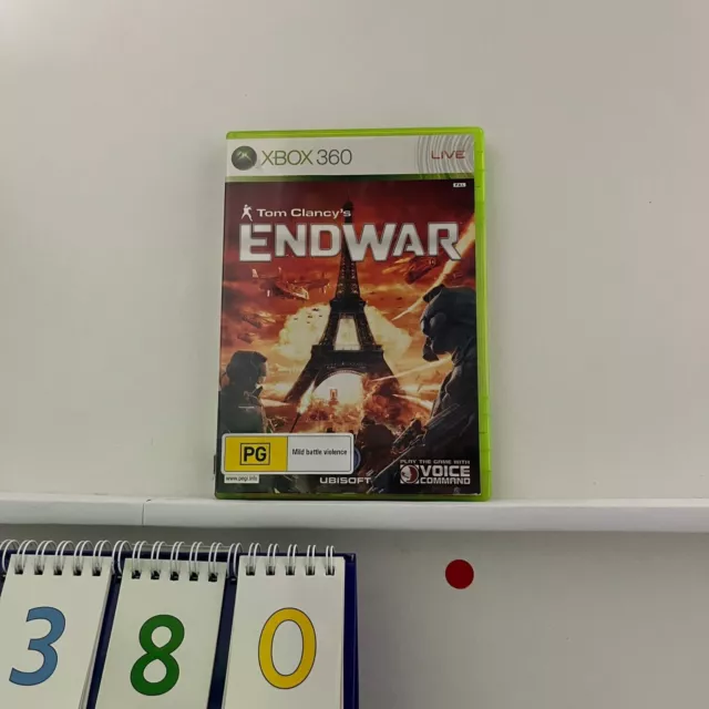 Tom Clancys End War Xbox 360 Game + Manual PAL r380