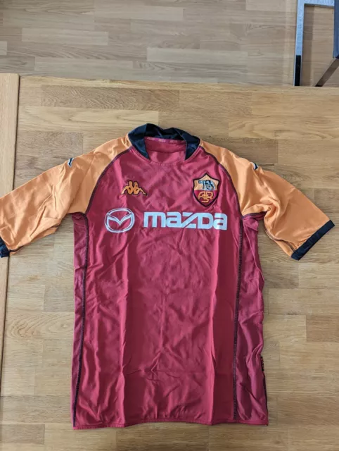 Trikot AS Rom - Größe L Kappa - Mazda - AS Roma