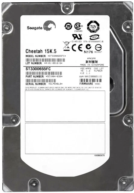ー Cheetah 15K.5 146.80 GB 8.9cm Internal Hard Drive Seagate Cheetah 15K ST3146855SS - Festplatte - 146.8 GB - intern