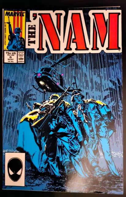 THE 'NAM Marvel Comics No. 6 "Monsoon" 1988 Doug Murray RAW