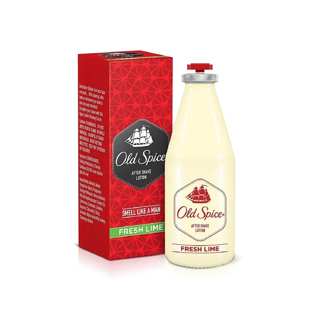 Old Spice After Shave Loción Lima Fresca 50 ML PARA HOMBRE