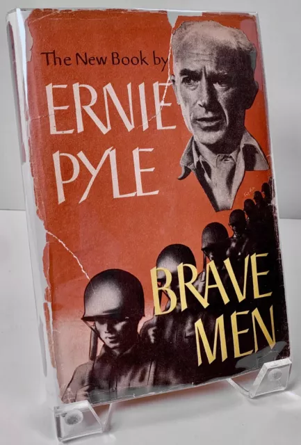 Brave Men by Ernie Pyle, 1944, Hardcover in Mylar