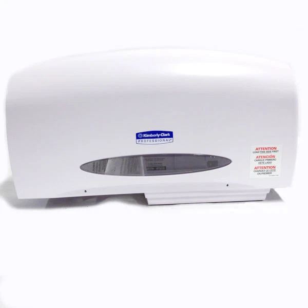 Kimberly-Clark KCC09609 Coreless JRT Twin Toilet Paper Dispenser in White
