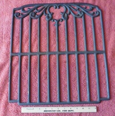 Antique Countess Cast Iron ? Stove Grille grate ? hearth mat Radiator Wall Decor
