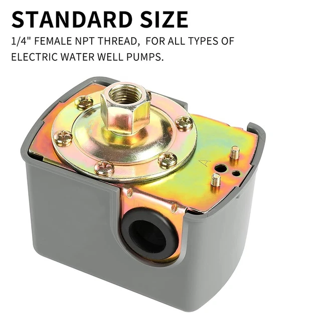 Pompe acqua interruttore controllo accessori giardino 1 pz filettatura interna 1/4