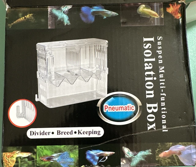 Aquarium Fish Tank Breeding Breeder Rearing Box Hatchery Isolation Case, Large