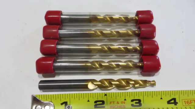 5 Pieces Carbide Step Drill Bit Set .315  .215  .190