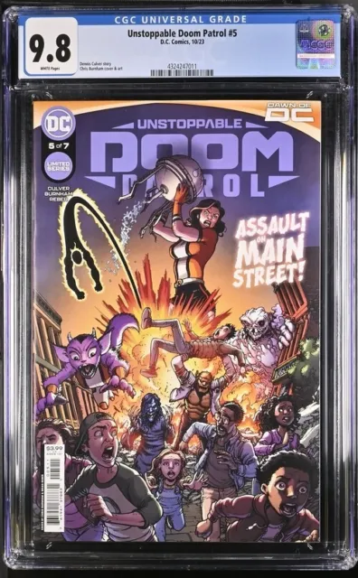 Unstoppable Doom Patrol #5 - D.C. Comics 2023 - CGC GRADED 9.8 - G080