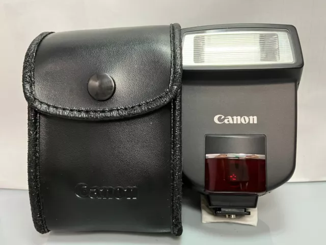 [MINT] Canon 220EX Shoe Mount Flash Speedlite w/ Soft Case, TESTED from Japan