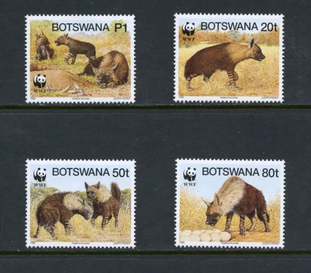 D393  Botswana  1995  fauna    Hyena   4v. MNH