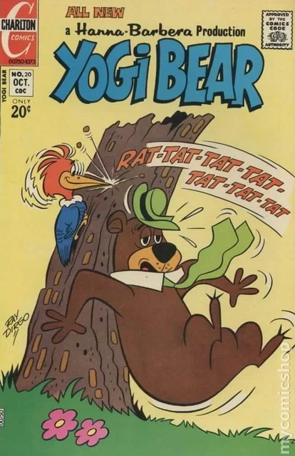 Yogi Bear #20 VG 4.0 1973 Stock Image Low Grade