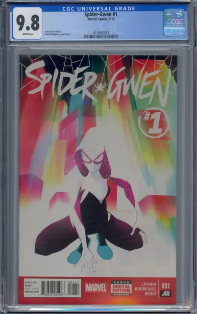 Spider-Gwen #1 Cgc 9.8 1St Solo Title