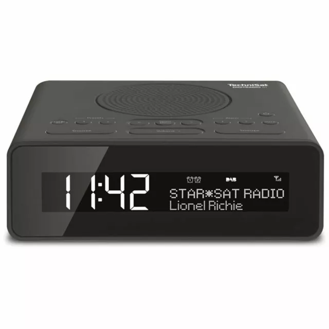 TechniSat Digitradio 51, Schwarz (DAB Fm Radio-Réveil)