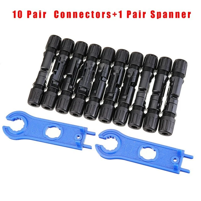 Attrezzo Connettori Chiavi Accessori Maschio Femmina 1000V Set 10 Coppie