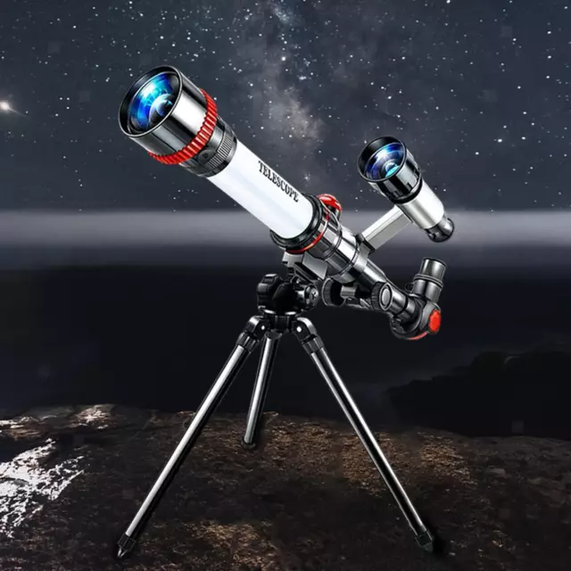 60mm Aperture Telescope with Finder Scope Tripod for Kids Accessory Durable Red