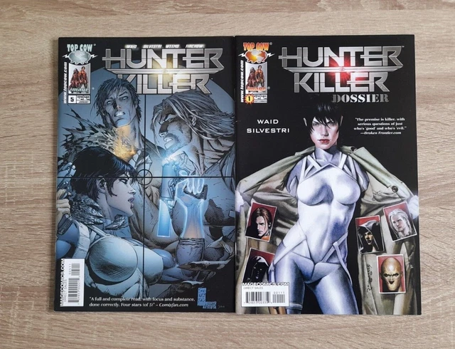 HUNTER KILLER Top Cow/Image Comic Bundle x 2 Issues #1 and #5 (2005-2006)