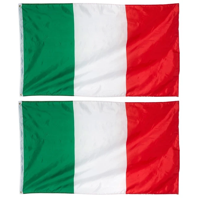 Trade Winds 3x5 Foot Italy Flag – 210D Nylon, Printed, Embroidered Design – House Banner