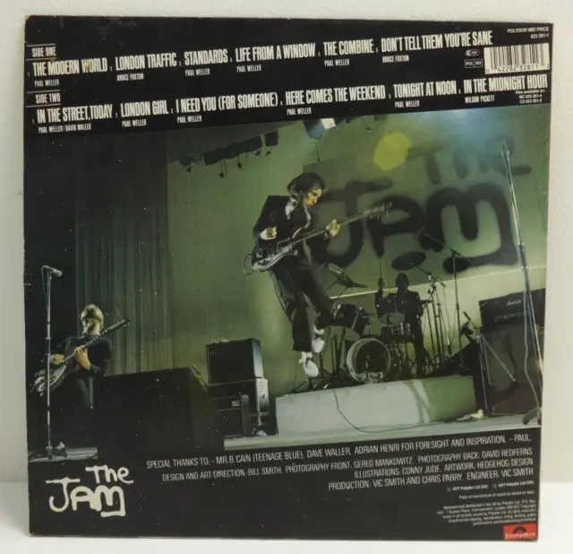 The Jam This Is The Modern World Vintage Vinyl Record LPs 12" Polydor Records 77 2