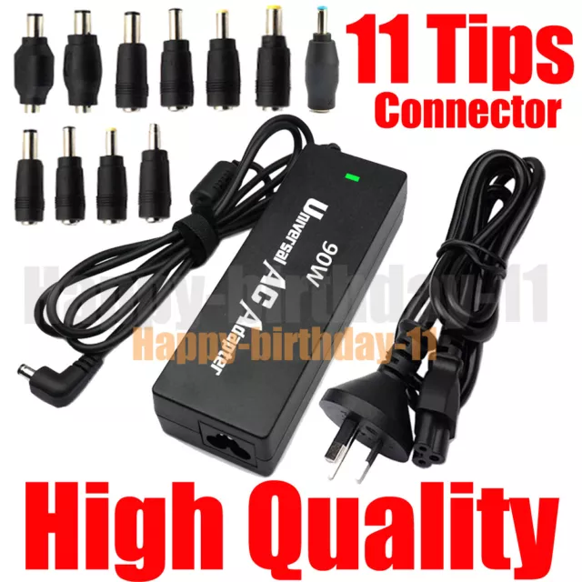 Universal 90W 15V-24V 6A Max Laptop AC Adapter Power Supply Charger 11 Connector