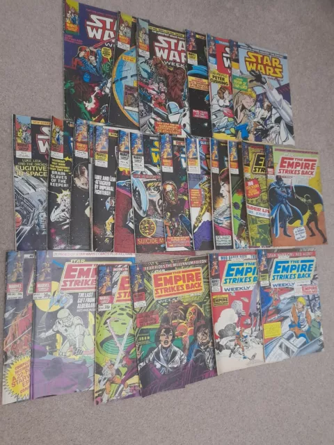 23 x Star Wars Weekly Comics Marvel ESB Monthly Lot