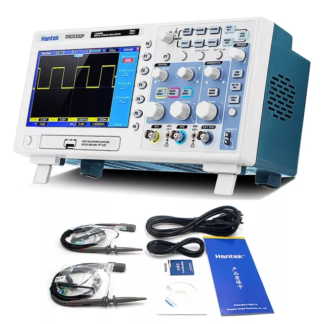 Hantek DSO5102P Digital Oscilloscope 2 Channels 100MHz 1GSa/s