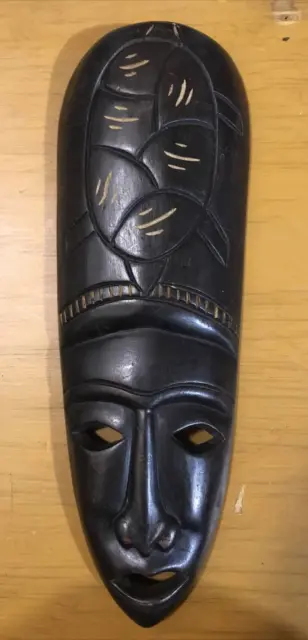 Handcarved Wooden African Tribal Face Mask Art Home Decor