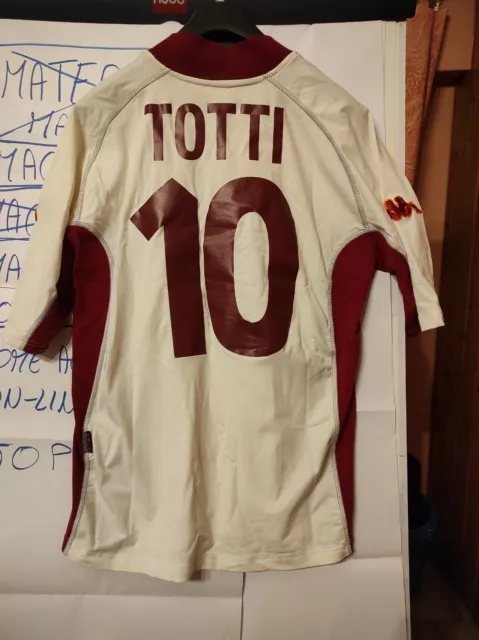 Maglia Calcio originale Kappa As Roma Francesco Totti Taglia XXL