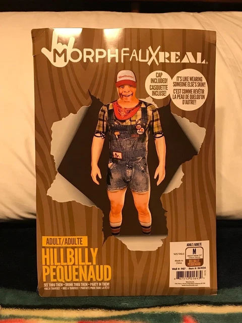 ORIGINAL MORPHSUITS HILLBILLY Faux Real Suit Adult Character Morphsuit