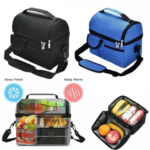 Insulated Lunch Bag Men Women Cooler Bag Lunch Bag for Adults Meal Prep Bag AU