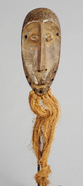 Joli petit masque Lukwakongo LEGA culte Bwami Congo mask Art Tribal African 0760