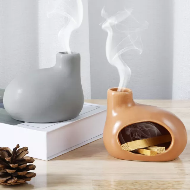 Incense Burner with 3 Palo Santo Sticks Ceramic Incense Palo Santo Holder sdAcJ