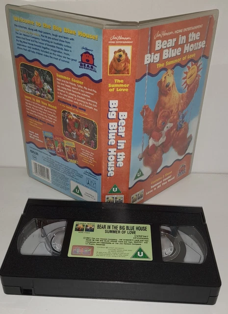 BEAR IN THE Big Blue House Vhs Video Jim Henson £9.95 - PicClick UK