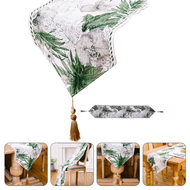 Elegante mesa corredor primavera vacaciones cocina comedor decoración