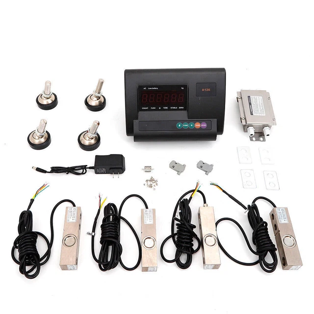 5000Lbs Load Cell Scale Kit Platform Livestock Cattle Chute Floor High Precision