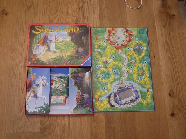 Sagaland rote Ausgabe Ravensburger 1994 Märchenspiel Komplett + Guter Zustand