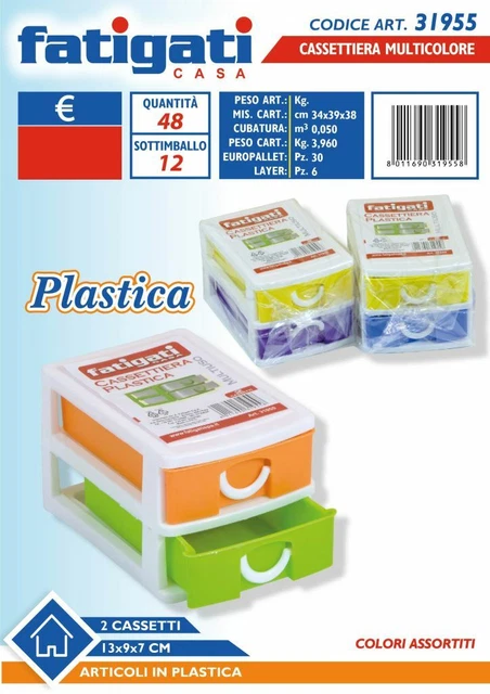 REALLY USEFUL torre portaoggetti 5 cassetti da 7 litri