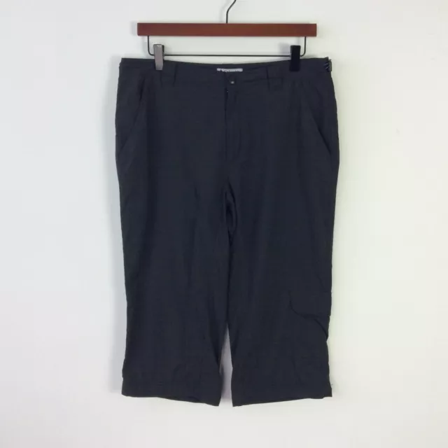 COLUMBIA GRT OMNI Dry Shorts Grey Outdoor Hiking Womens Size 10 Packable Walking 13.99 PicClick UK
