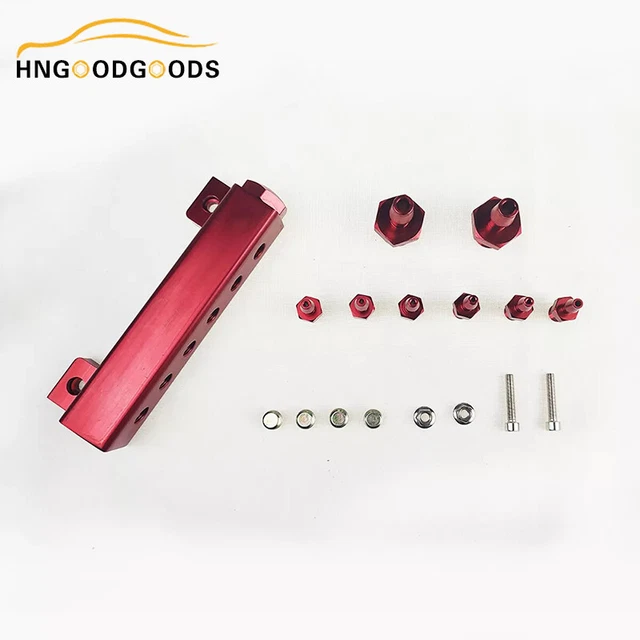 6-Port Vakuum Block Für Turbolader | T6061 Aluminium | Rennsport Universal