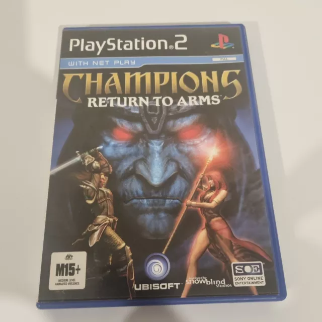 Champions Return to Arms  Retro video games, Playstation